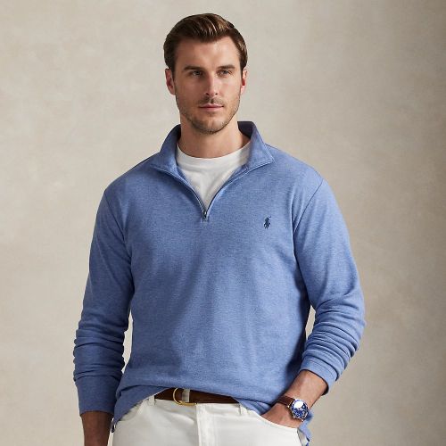Grandes Tailles - Pull demi-zippé en jacquard - Big & Tall - Modalova