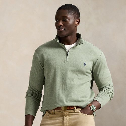 Grandes Tailles - Pull demi-zippé en jacquard - Big & Tall - Modalova