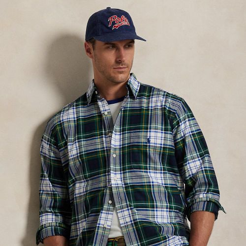 Grandes Tailles - Chemise Oxford écossaise - Big & Tall - Modalova