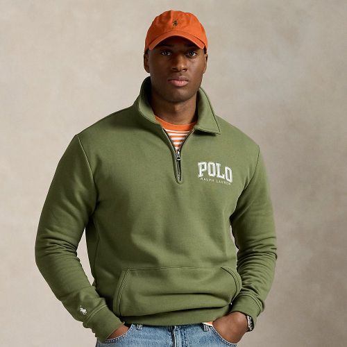 Grandes Tailles - Sweat col en molleton à logo - Big & Tall - Modalova