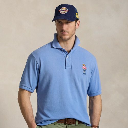 Grandes Tailles - Polo Polo Bear en piqué teint en pièce - Big & Tall - Modalova