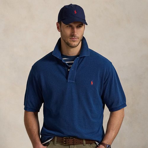 Grandes Tailles - Polo en coton piqué indigo - Big & Tall - Modalova