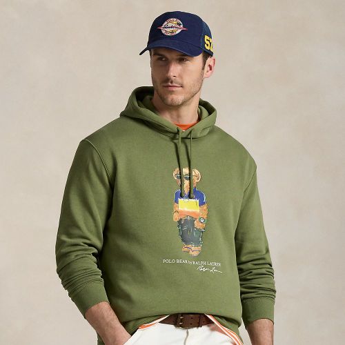 Grandes Tailles - Sweat à capuche Polo Bear en molleton - Big & Tall - Modalova