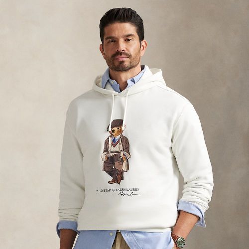 Grandes Tailles - Sweat à capuche Polo Bear en molleton - Big & Tall - Modalova
