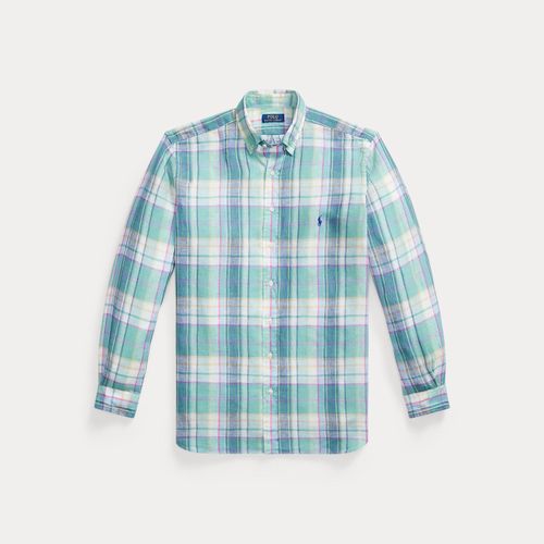 Grandes Tailles - Chemise écossaise en lin - Big & Tall - Modalova