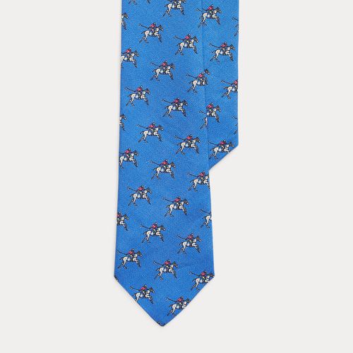 Cravate en lin motif équestre - Polo Ralph Lauren - Modalova
