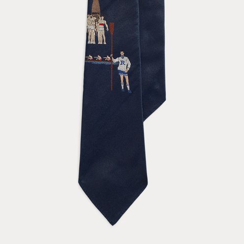 Cravate graphique vintage en soie - Polo Ralph Lauren - Modalova