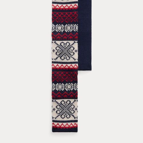 Cravate motif flocon neige renne laine - Polo Ralph Lauren - Modalova