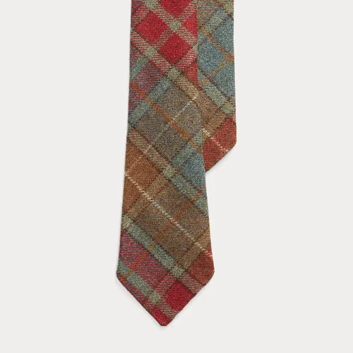 Cravate écossaise vintage en laine - Polo Ralph Lauren - Modalova