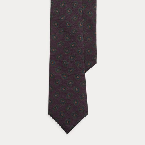 Cravate motif répétitif challis de laine - Polo Ralph Lauren - Modalova