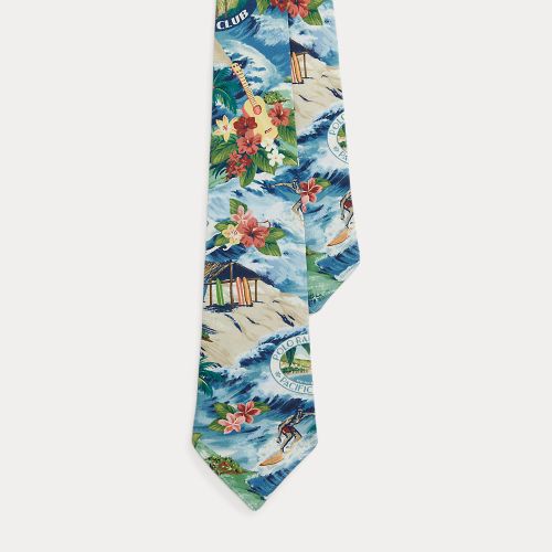 Cravate vintage à motif tropical - Polo Ralph Lauren - Modalova