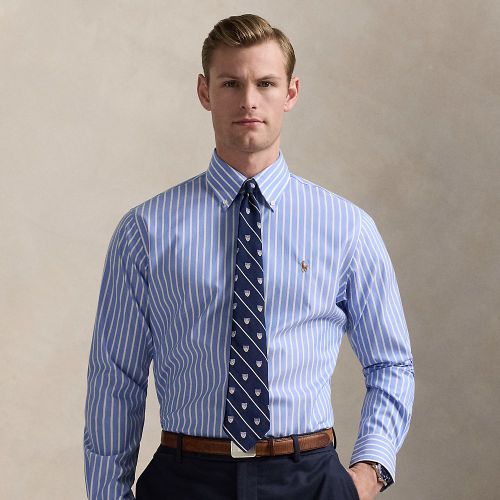 Chemise rayée Custom Fit en grain Oxford - Polo Ralph Lauren - Modalova