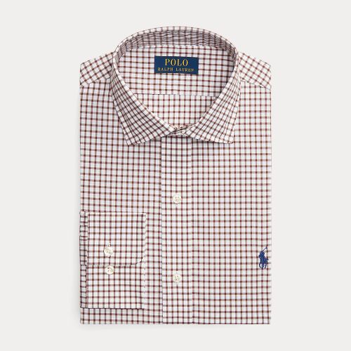 Chemise Custom Fit en popeline vichy - Polo Ralph Lauren - Modalova