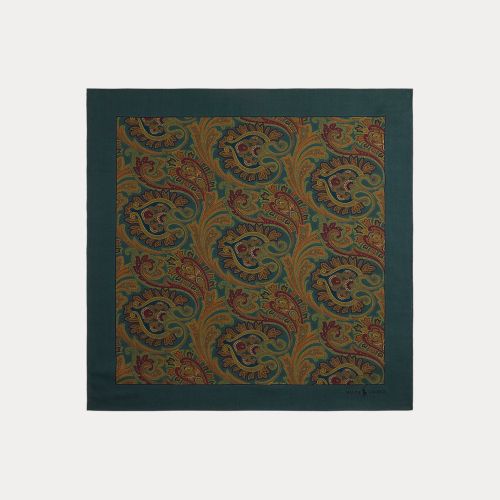 Bandana à motif cachemire laine et soie - Polo Ralph Lauren - Modalova