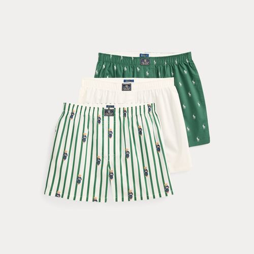 Lot de trois caleçons en coton - Polo Ralph Lauren - Modalova