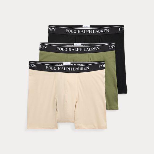 Lot de trois slips-boxers coton stretch - Polo Ralph Lauren - Modalova