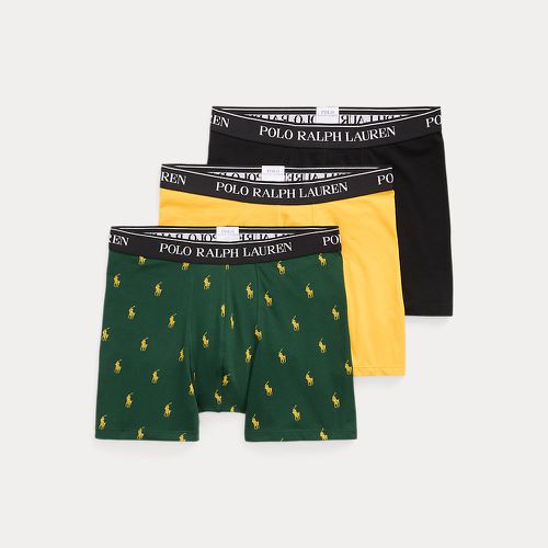 Lot de trois slips-boxers coton stretch - Polo Ralph Lauren - Modalova