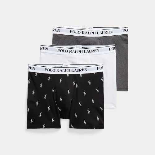 Lot de trois slips-boxers coton stretch - Polo Ralph Lauren - Modalova