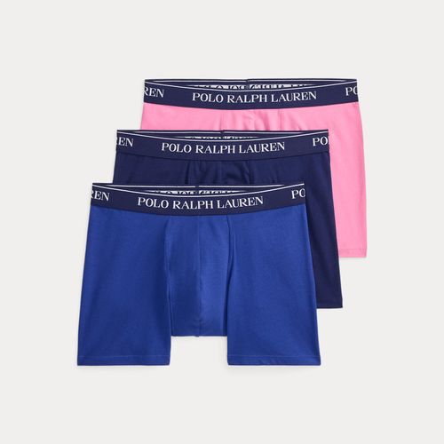 Lot de trois slips-boxers coton stretch - Polo Ralph Lauren - Modalova