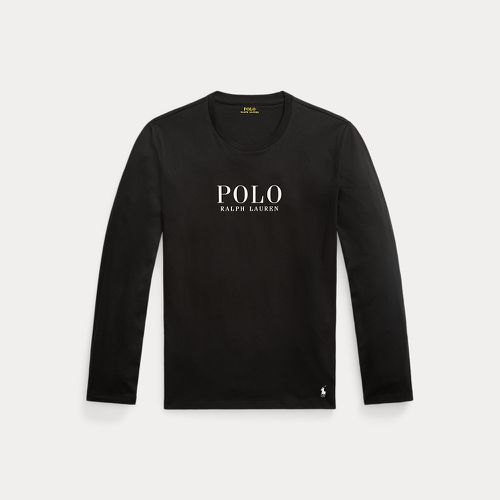 Chemise nuit manches longues logo jersey - Polo Ralph Lauren - Modalova