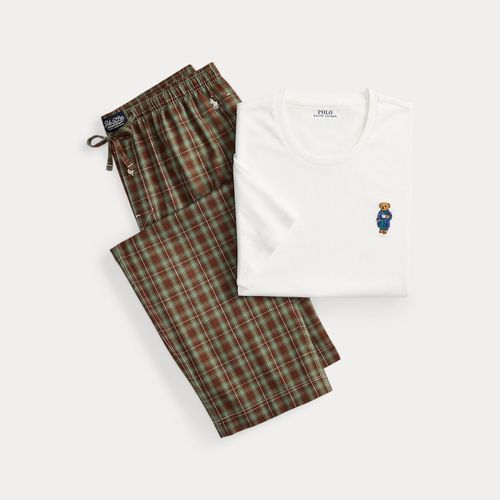Pyjama Polo Bear écossais en coton - Polo Ralph Lauren - Modalova