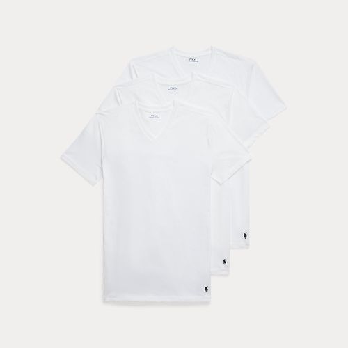 maillots de corps col en V en coton - Polo Ralph Lauren - Modalova