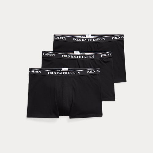 Grandes Tailles - Trois boxers classiques en coton stretch - Big & Tall - Modalova