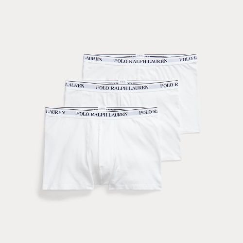 Grandes Tailles - Trois boxers classiques en coton stretch - Big & Tall - Modalova