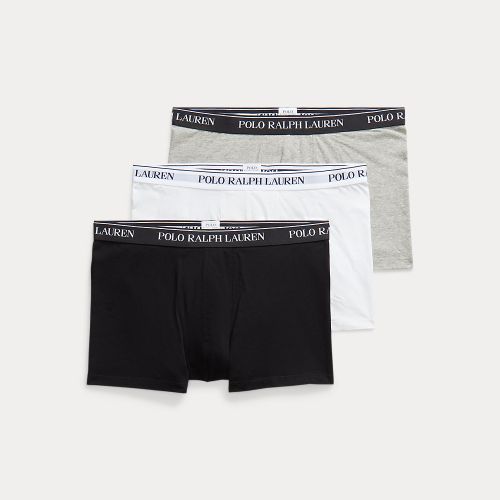 Grandes Tailles - Trois boxers classiques en coton stretch - Big & Tall - Modalova