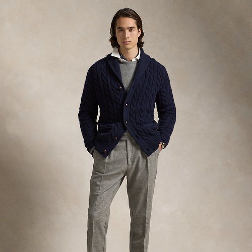 Pantalon à pinces flanelle de laine - Polo Ralph Lauren - Modalova