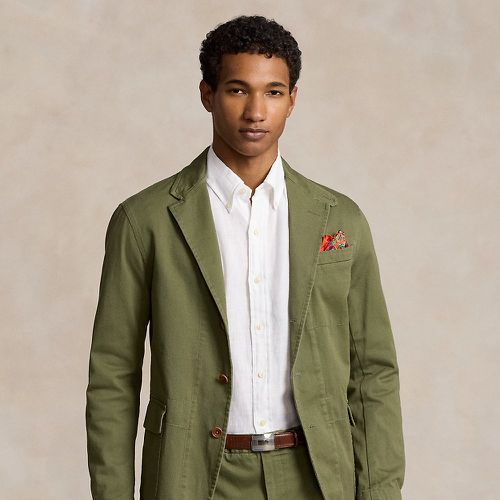 Veste de costume ajustée en sergé délavé - Polo Ralph Lauren - Modalova