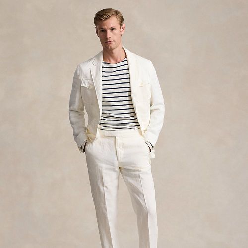 Pantalon de costume en sergé de chanvre - Polo Ralph Lauren - Modalova