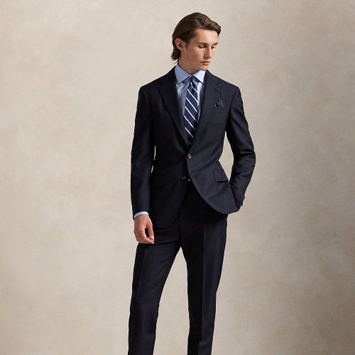Costume Polo ajusté en laine milleraies - Polo Ralph Lauren - Modalova