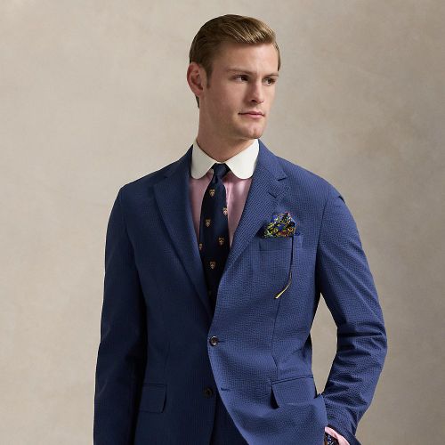 Veste Polo Soft ajustée en seersucker - Polo Ralph Lauren - Modalova