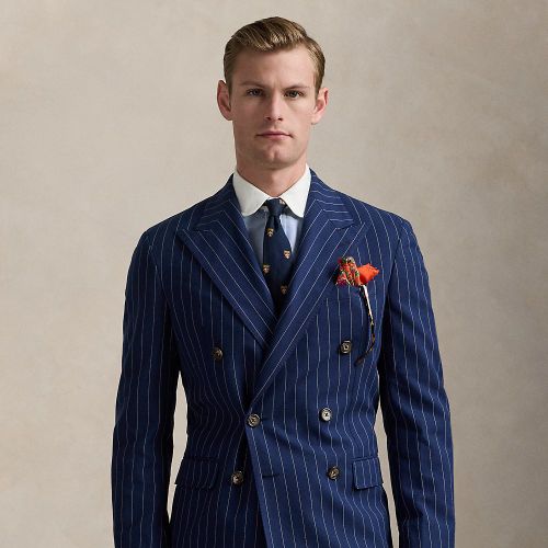 Veste de costume Polo ajustée à rayures - Polo Ralph Lauren - Modalova