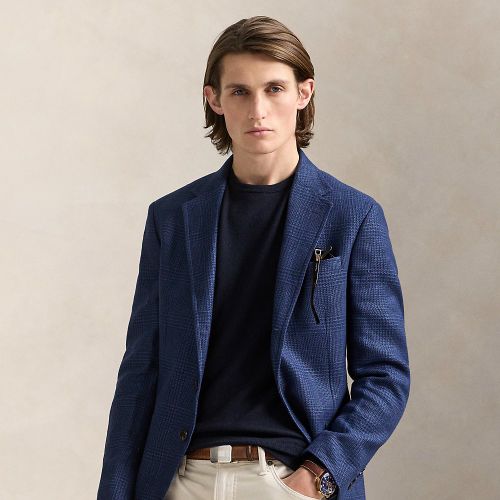 Blazer Polo ajusté prince-de-galles - Polo Ralph Lauren - Modalova