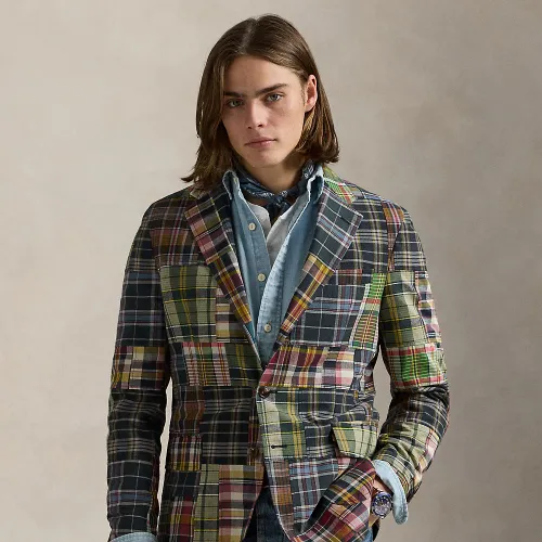 Blazer Polo Soft patchwork ajusté - Polo Ralph Lauren - Modalova