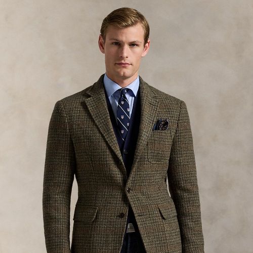 Blazer Polo écossais Tailored Fit tweed - Polo Ralph Lauren - Modalova