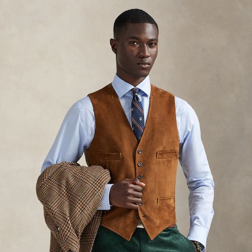 Gilet en daim - Polo Ralph Lauren - Modalova