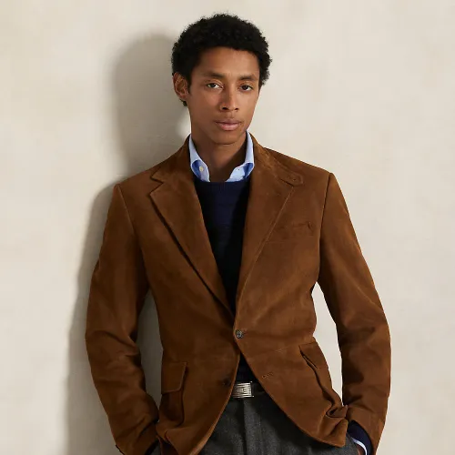 La veste RL67 en daim - Polo Ralph Lauren - Modalova