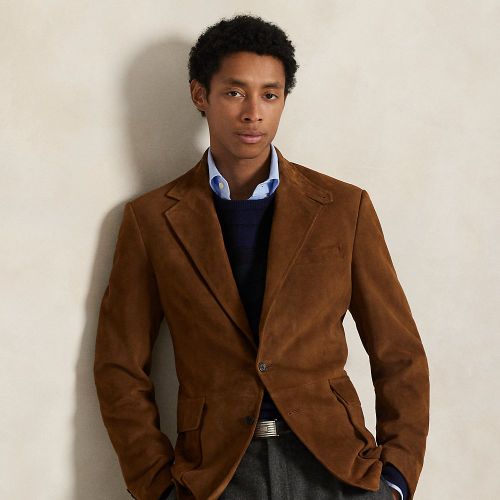 La veste RL67 en daim - Polo Ralph Lauren - Modalova