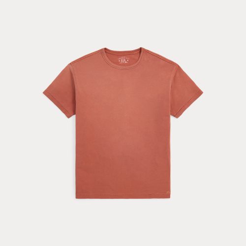 T-shirt à col rond teint en pièce - RRL - Modalova