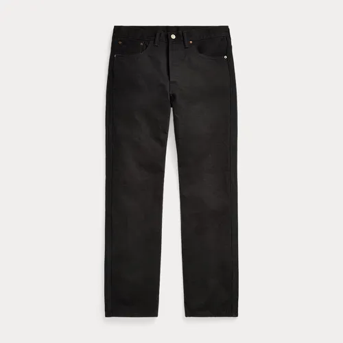 Jean noir rayure smoking coupe droite - RRL - Modalova