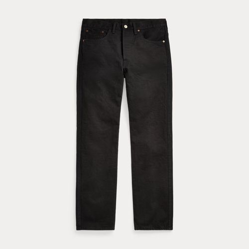 Jean noir rayure smoking coupe droite - RRL - Modalova