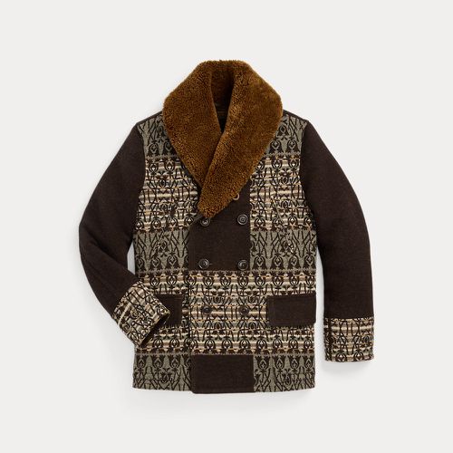 Manteau ranch jacquard col peau lainée - RRL - Modalova