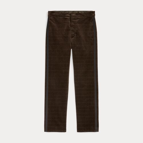 Pantalon de smoking à carreaux velours - RRL - Modalova