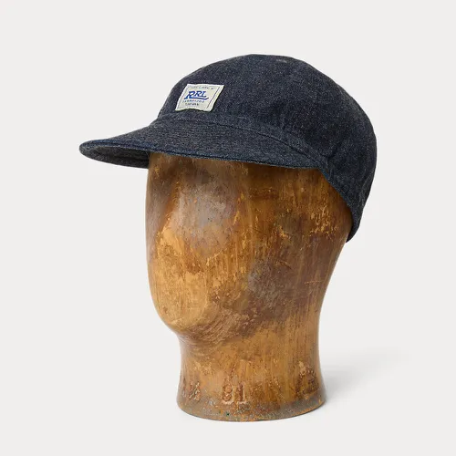 Casquette en denim indigo - RRL - Modalova