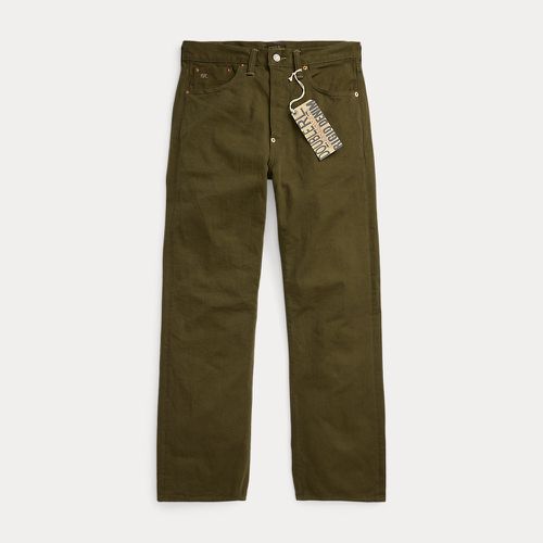 Jean selvedge olive en édition limitée - RRL - Modalova