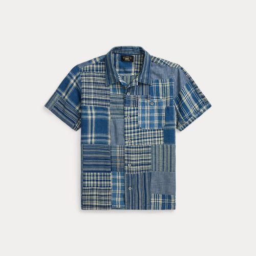 Chemise safari patchwork indigo - RRL - Modalova