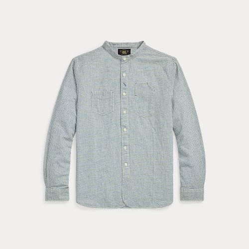 Chemise workwear à carreaux coton et lin - RRL - Modalova